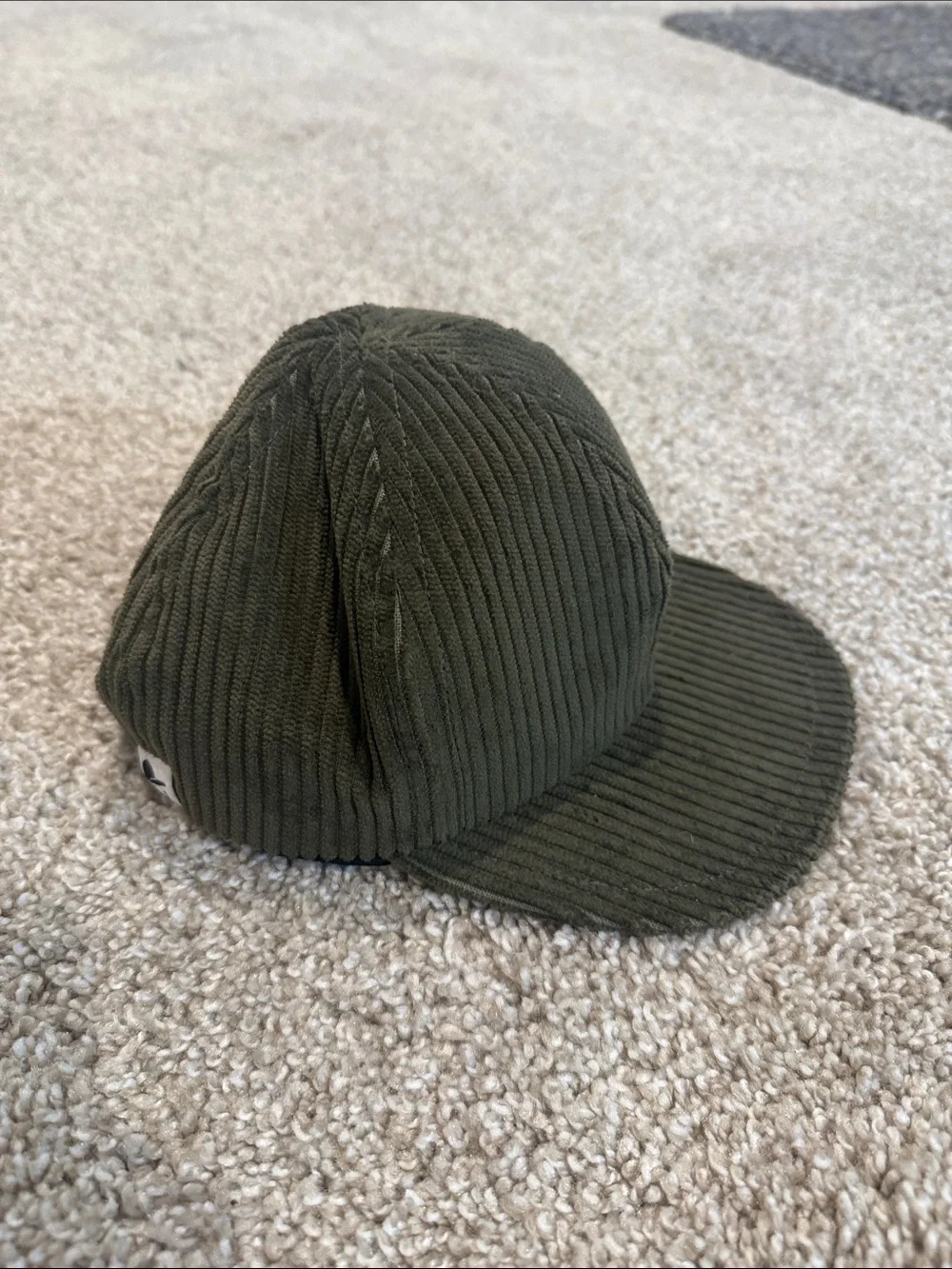 George Hats Infant Olive Corduroy Baseball Cap